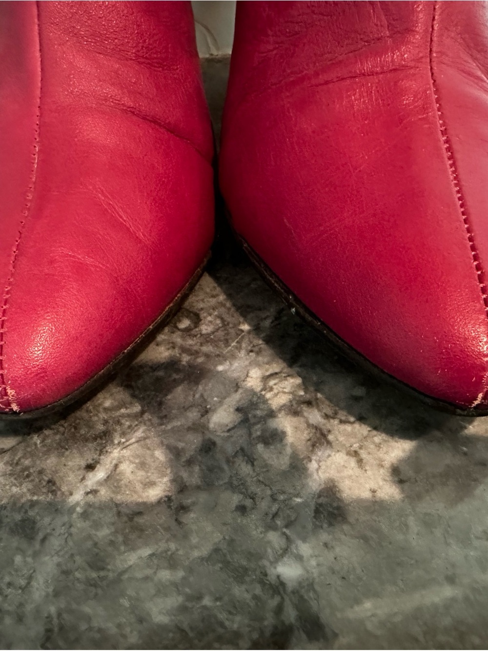 Colcci Pink Leather Western Ankle Booties Size 7 / EU 38 Made in Brazil - Picture 10 of 10
